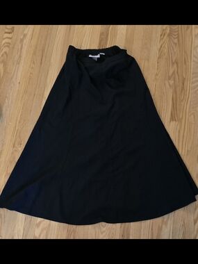 Classic Black A-Line Women's Skirt